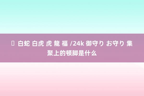 ✨白蛇 白虎 虎 龍 福 /24k 御守り お守り 集聚上的顿脚是什么